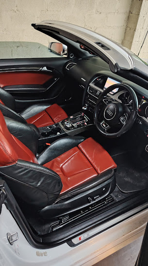 Pristine deep-cleaned car interior